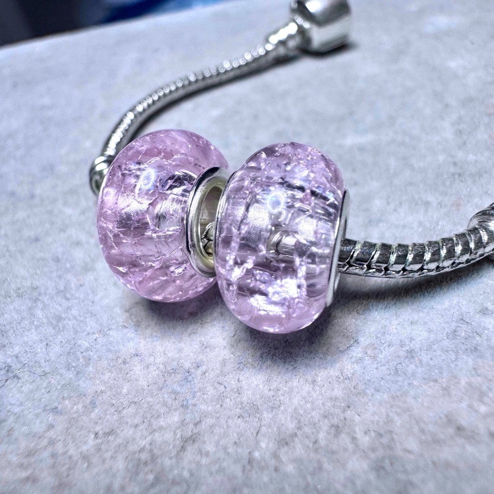 Pink Spacer Pink Beads fits PANDORA - Picture 4 of 8
